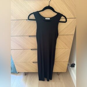 Marine Layer Black Sleeveless Sheath Dress